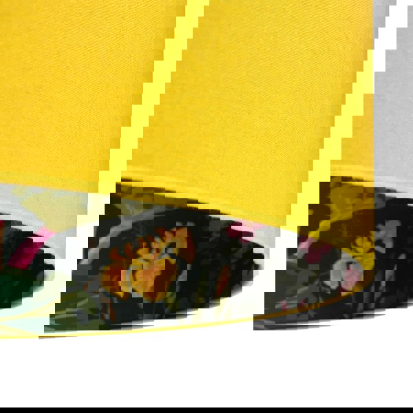 Rabarber Wallpaper Silhouette Lampshade in Egg Yolk Yellow