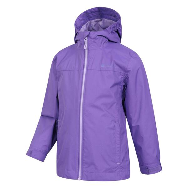 Mountain Warehouse Childrens/Kids Torrent Taped Seam Waterproof Jacket - Purple - 