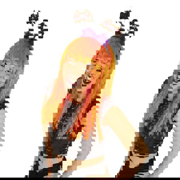 Bristol Novelty Bat Bopper Headband - Black/Orange - 