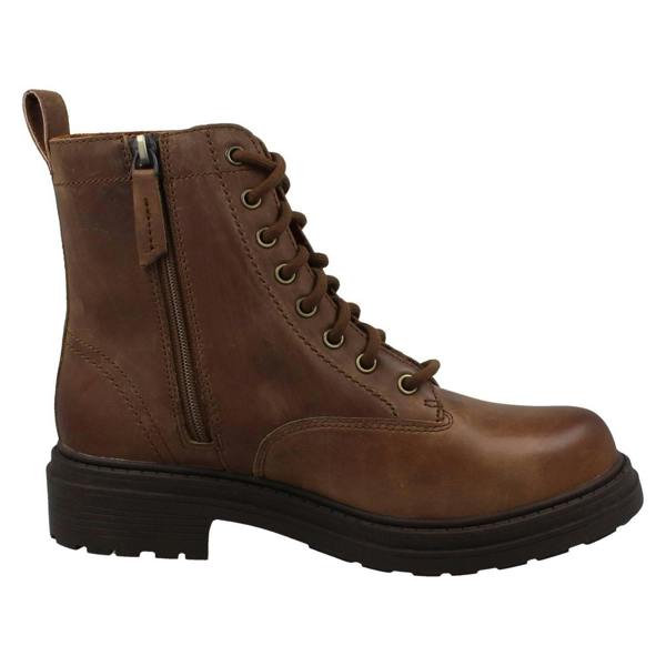 Clarks Ladies Clarks Chunky Sole Combat Style Boots Orinoco3 Style
