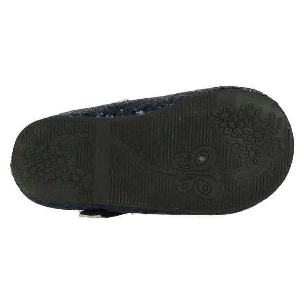 Spot On Girls Spot On Glitter Bow Detail Party Flats