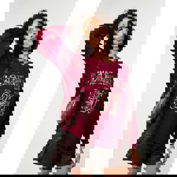 Pink Vanilla Metallic Leopard Long Sleeve Sports Jersey