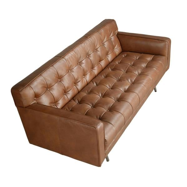 Angel Cerdá Chester sofa in dark brown leather 6224/6225