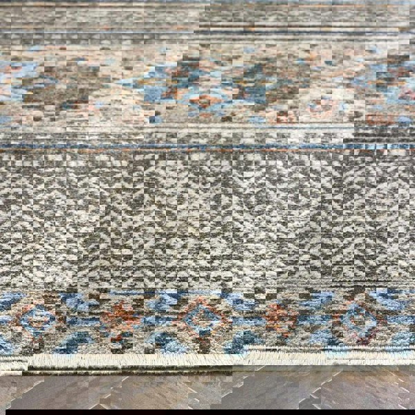 Mandala Multicolour Vintage Rug | Bohemian Flatweave |