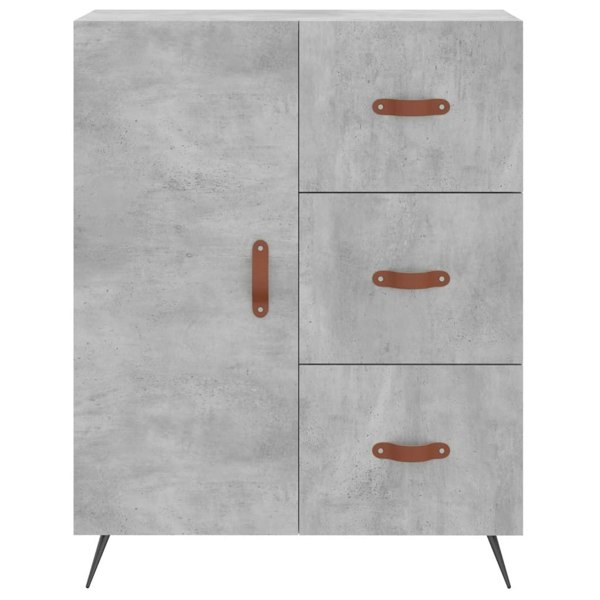 Berkfield Sideboard Concrete Grey 69.5x34x90 cm Engineered Wood