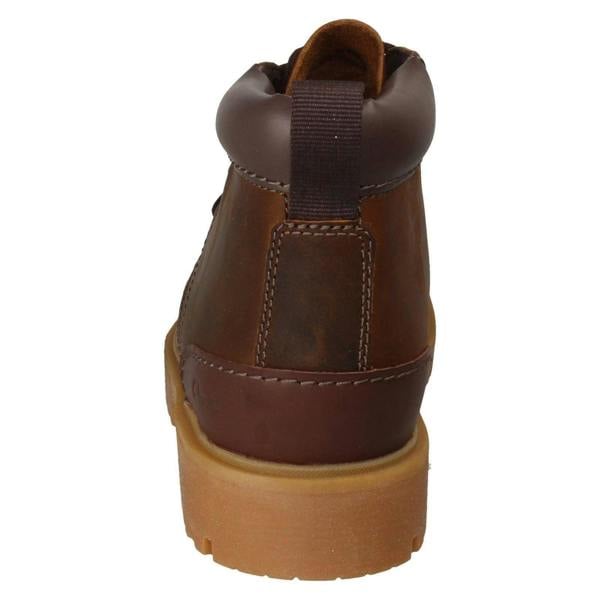 Clarks Mens Clarks Leather Lace Up Ankle Boots Rossdale Mid