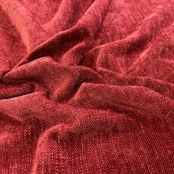 Sevilla fabric close-up in Cinnabar