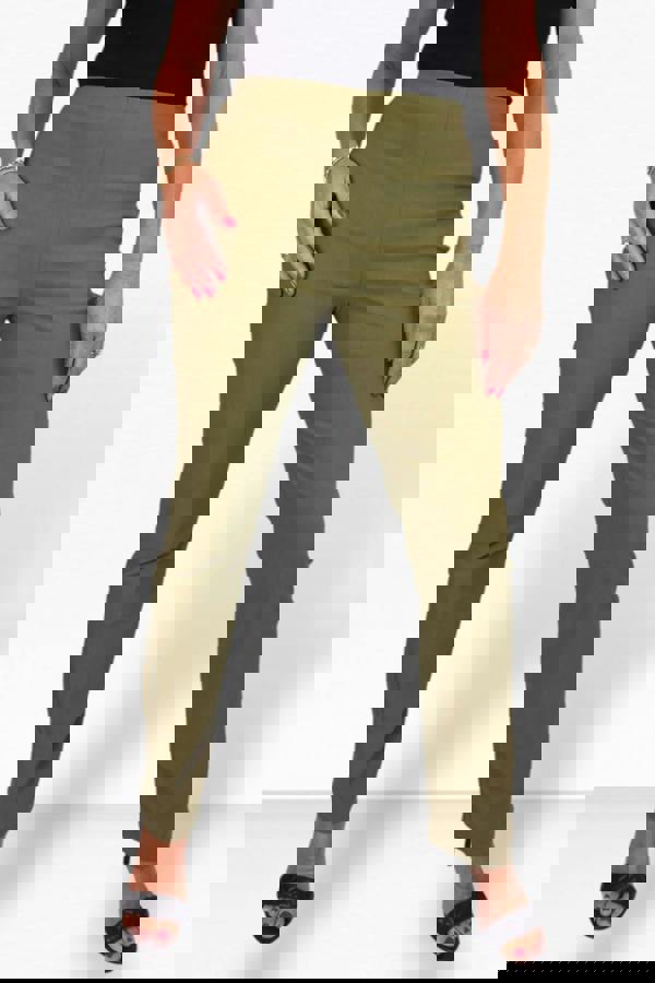 Paulo Due Women's Pull On Stretch Straight Leg Trousers