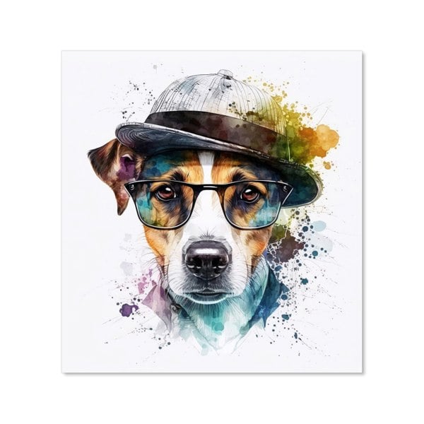 Warren Reed - Designer Jack Russell Dog Splashart Kitchen Splashback