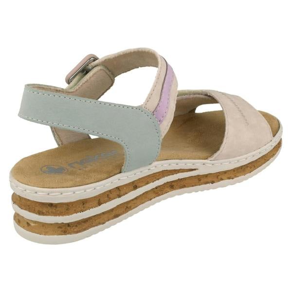 Rieker Ladies Rieker Adjustable Sandals 62900
