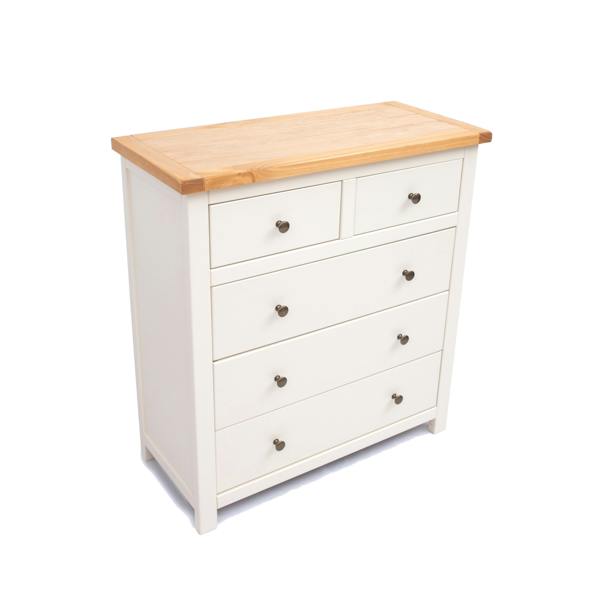 Cabinet Bits Maggiori 5 Drawer Chest of Drawers Brass Knob