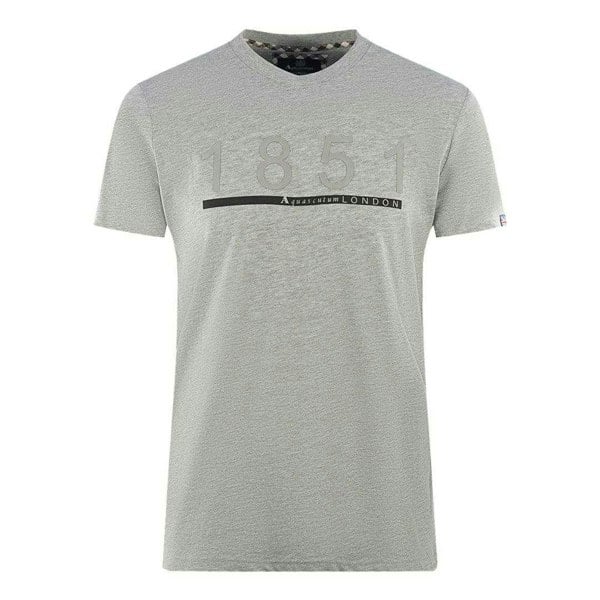 Aquascutum Mens London 1851 T-Shirt - Grey