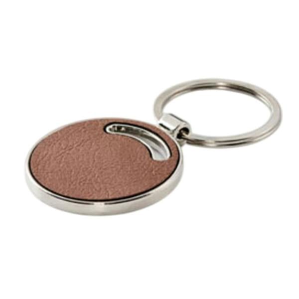 MidOcean Lircle Round Keyring - Brown - 