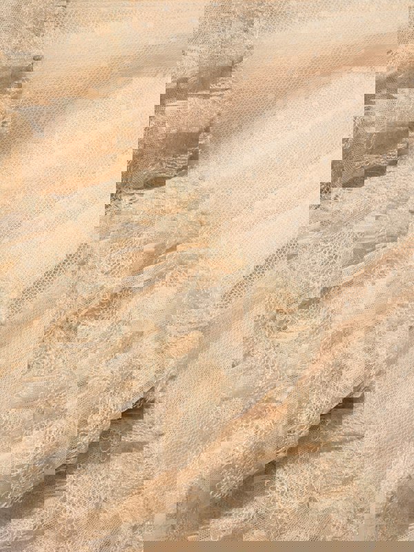 Marchesa Girls Trimmed Plumetis Tulle Gown in Cream