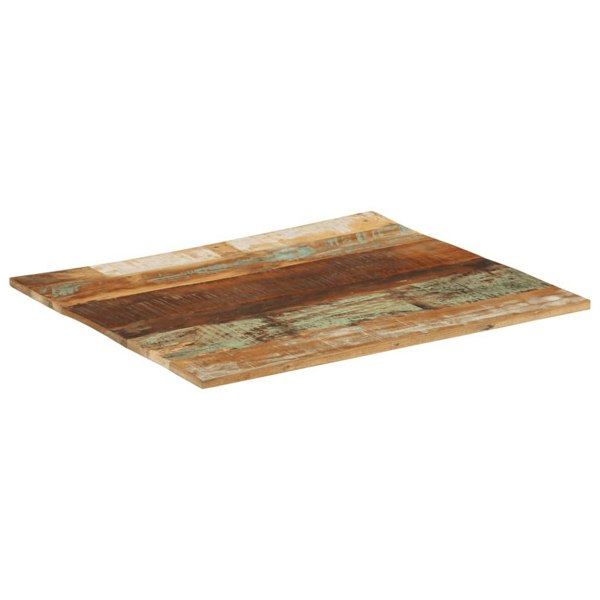 Berkfield Rectangular Table Top 70x80 cm 15-16 mm Solid Reclaimed Wood