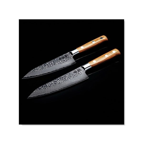 Warren Reed - Designer Artisan Japanese Knives in Focus Kitchen Splashback