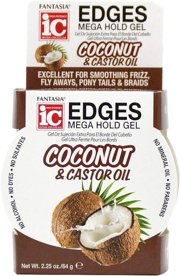 Fantasia IC Coconut Castor Oil Edge Gel 2.25oz