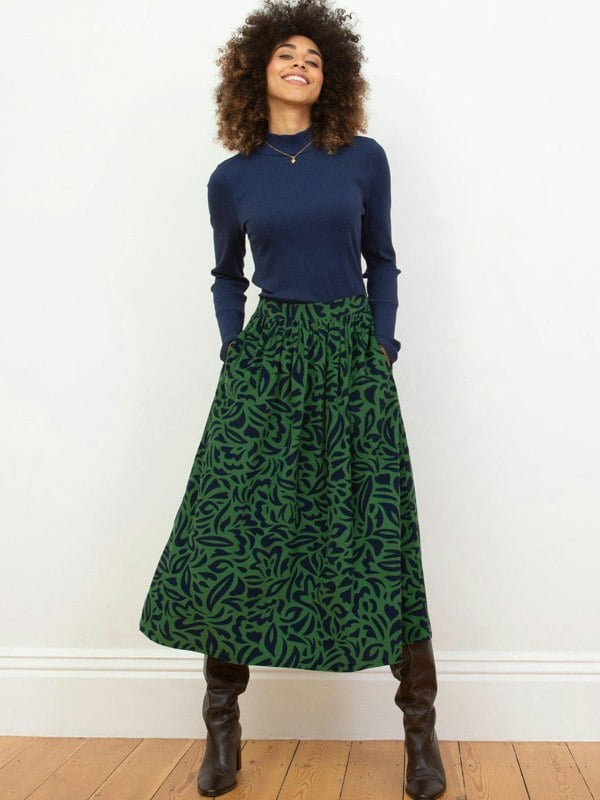 Kite Organic Bagber Turtle Neck Jersey Top Midnight