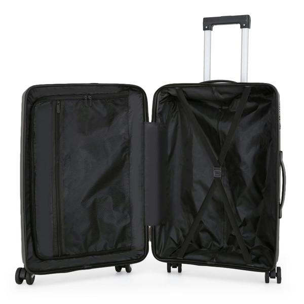 Infinity Luggage Dual 4 Wheel Robust Lightweight TSA Hard Shell Suitcase Luggage Travel Bags Set