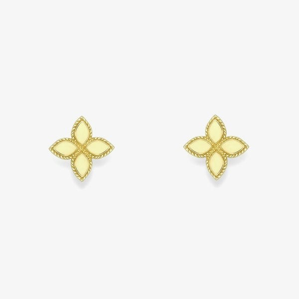 T. H. Baker 9ct Yellow Gold Flower Stud Earrings 120125147547