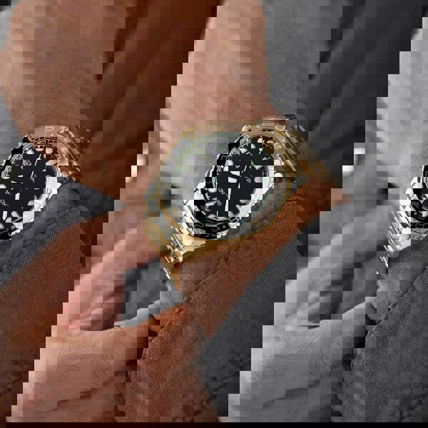 Sekonda Dive Ocean Gold Plated Black Watch 30198