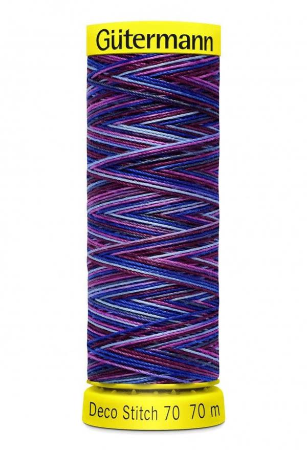 Gutermann Multicolour Deco Stitch 70 Thread 70m Polyester Thread Suitable For Embroidery