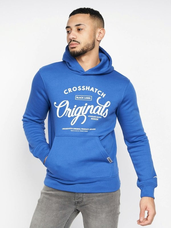 Crosshatch Bartamax Hoodie Blue
