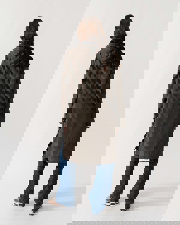 Ilse Jacobsen Daybreak Womens Long Softshell Raincoat - Wren 259