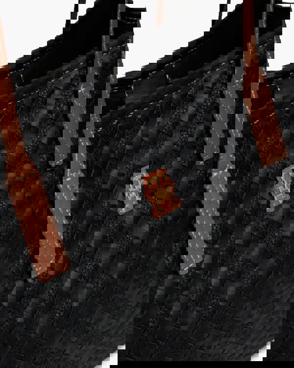 Tommy Hilfiger TH City Womens Tote Bag - Black Mix