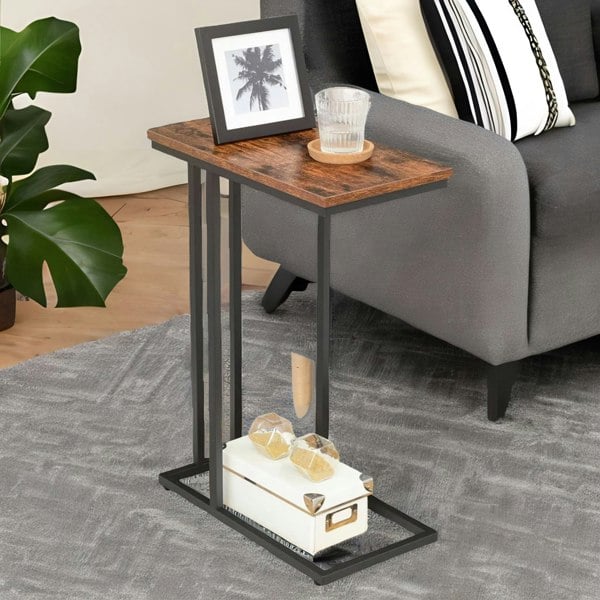 Rafaelo Mobilia Side Table C Shaped