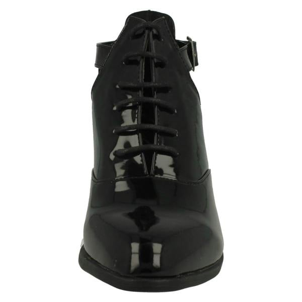 Spot On Ladies Spot On Cut Out Ankle Boots