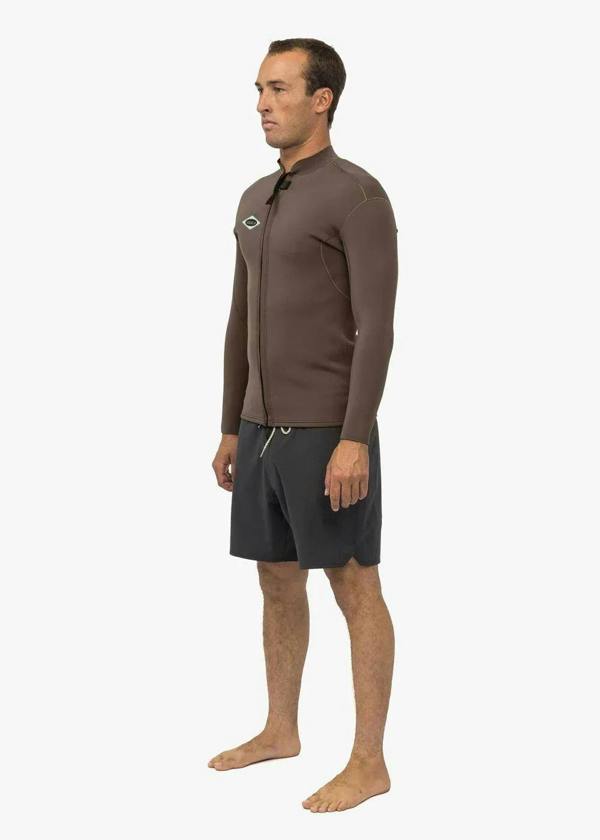 Vissla Solid Sets 2mm Front Zip L/S Wetsuit Jacket