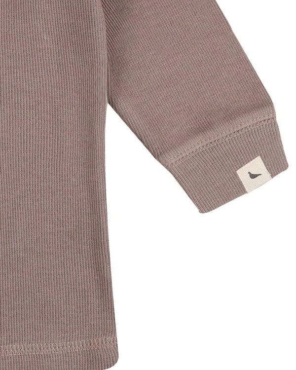 organic cotton Brown Rib Top - image 4