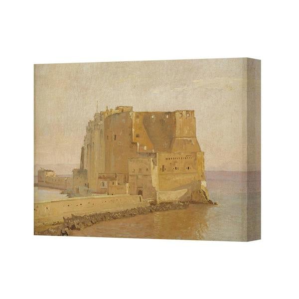 Benjamin Tate Design Coastal Fortress Seascape Canvas Print Wall Art Canvas2526