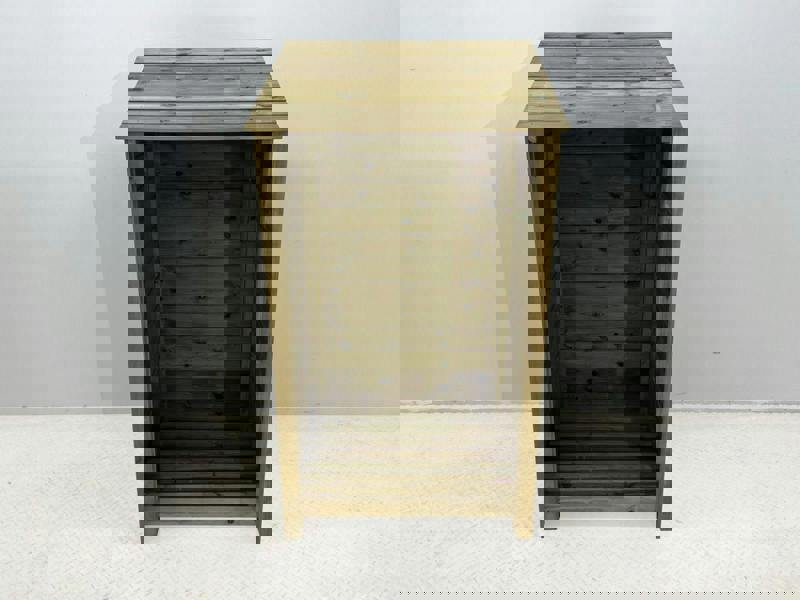 Arbor Garden Solutions Wooden Premium Tongue/Groove Log Store (W-99cm, H-126cm or H-180cm, D-88cm)