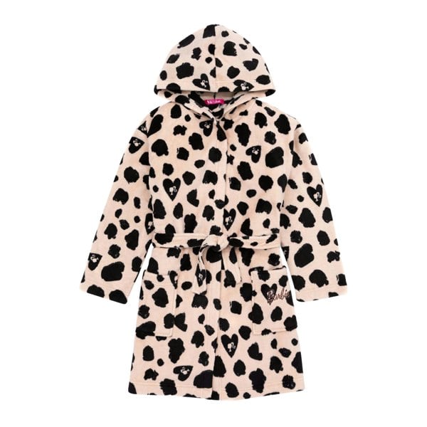 Barbie Girls Dressing Gown - Black/Brown