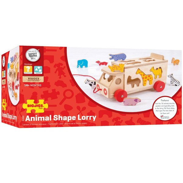 Bigjigs Toys Animal Shape Lorry