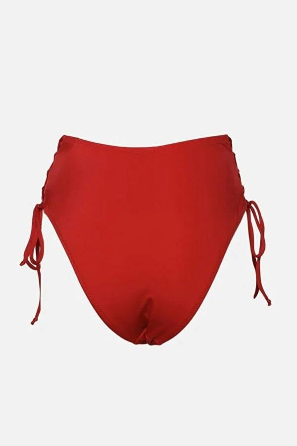 WOVCOR Trimmed Regular High Waist Bikini Bottom