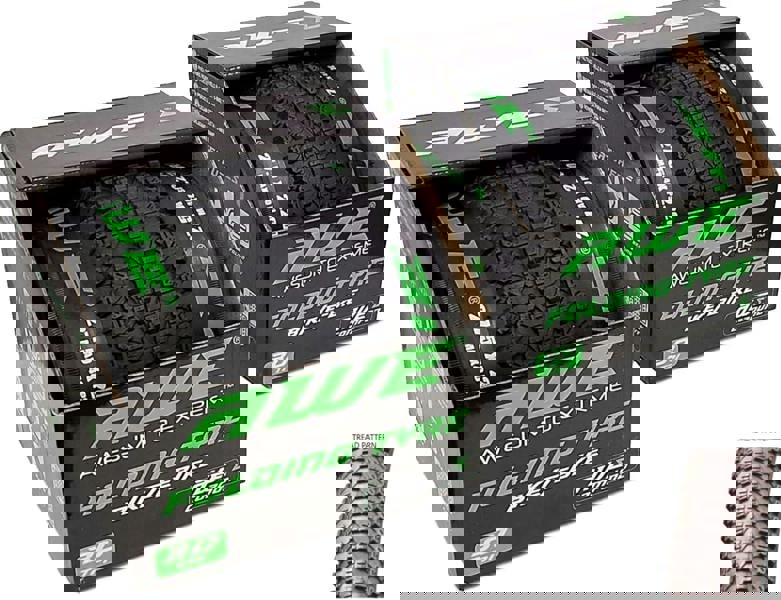 Awe 2 x AWERide Bike/E-Bike Folding Tyres 27.5" x 2.20" MTB Tyre 30 TPI