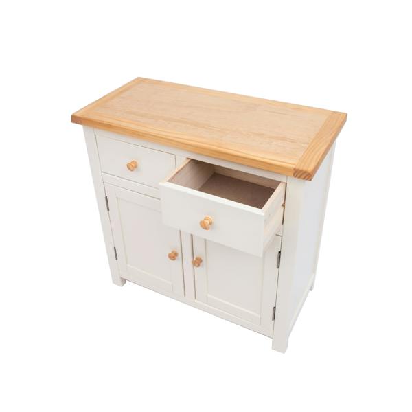Cabinet Bits Maggiori Off White 2 Drawer 2 Door Sideboard Wood Knob