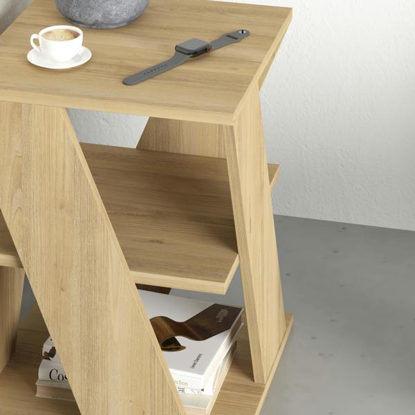 Decortie Cyclo Modern Coffee Table Multipurpose 3-Tiered Side Table H 55cm