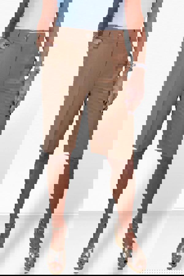 Paulo Due Women's Smart Pleated Tailored Shorts