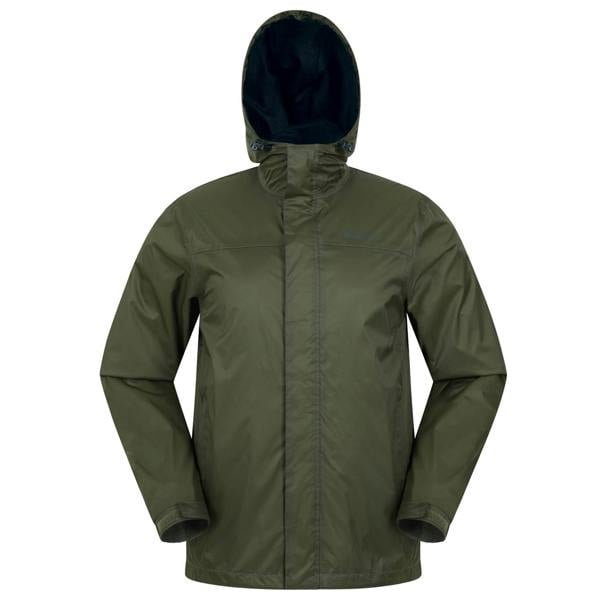 Mountain Warehouse Mens Torrent Waterproof Jacket - Khaki Green - 