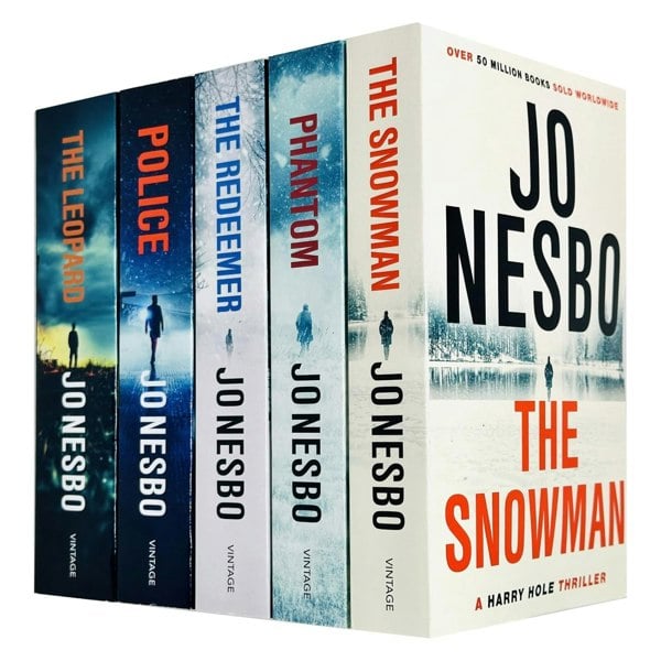 Harry Hole Series 6-10 Collection 5 Books Set By Jo Nesbo (The Redeemer, The Snowman, The Leopard, Phantom and Police)