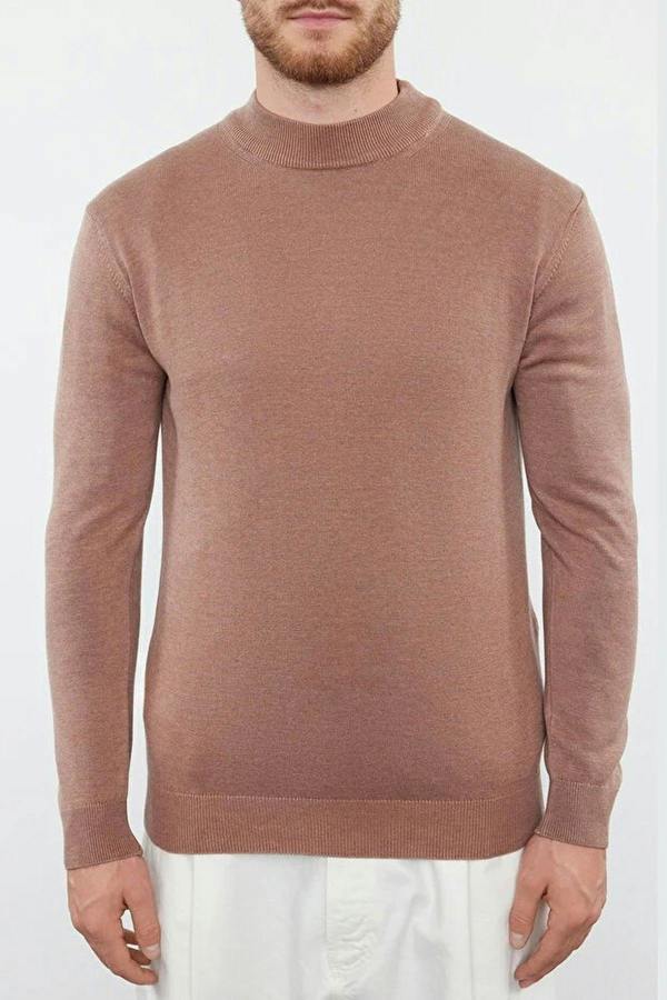 WOVCOR Half Turtleneck Knit Men's Sweater