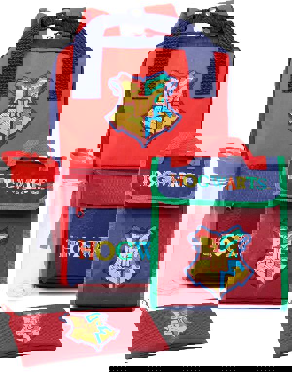 Harry Potter Unisex Kids Red 4 Piece Backpack Set (One Size)