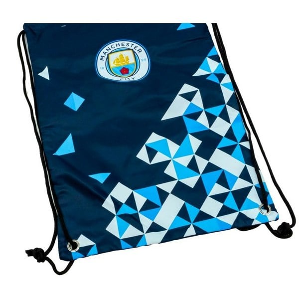 Manchester City FC Particle Drawstring Bag - Blue/White/Yellow