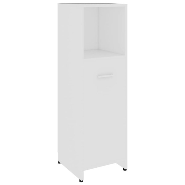Berkfield 4 Piece Bathroom Furniture Set White Engineered Wood