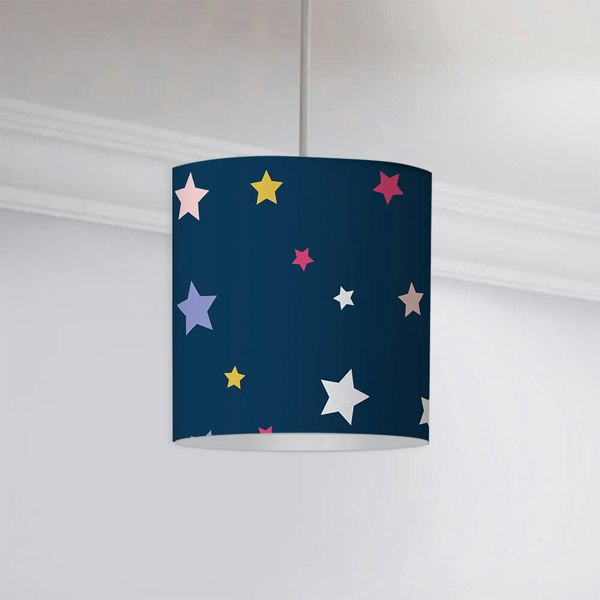 Multi Stars Ceiling or Table Lampshade - Happy Linen Company