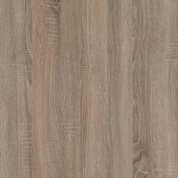 Wyld Haus Foxwhisk Tall Glazed Narrow Display Unit White and Truffle Oak Wood Right Hand